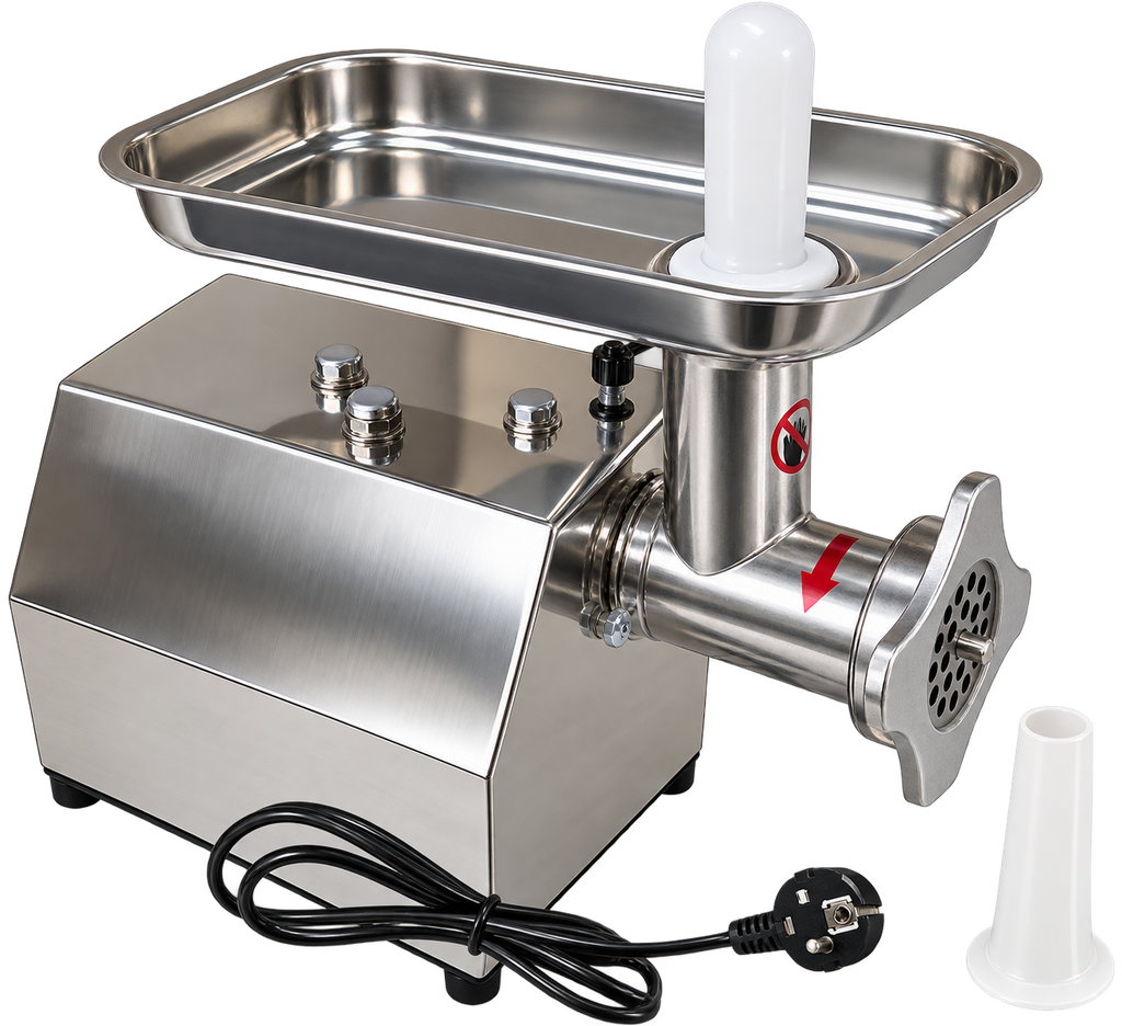 Mașină Electrică de Tocat Carne MK-8 – 1500 W, 60 kg/h, Inox, 220 V