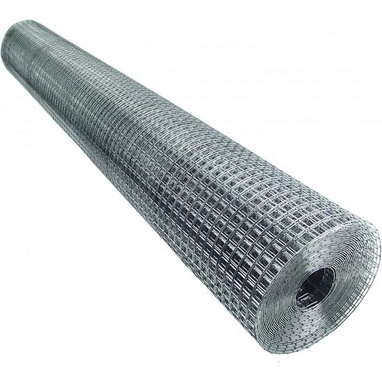 Plasă de Sârmă Zincată 16 × 16 mm – Rolă 1 × 10 m