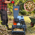 Tocător de Crengi Vertical Wolfson Imperio 8 CP, Motor 212 cm³, Diametru Maxim 50 mm, cu Sac Colector – WF50087