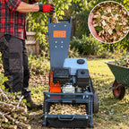 Tocător de Crengi Vertical Wolfson Imperio 8 CP, Motor 212 cm³, Diametru Maxim 50 mm, cu Sac Colector – WF50087
