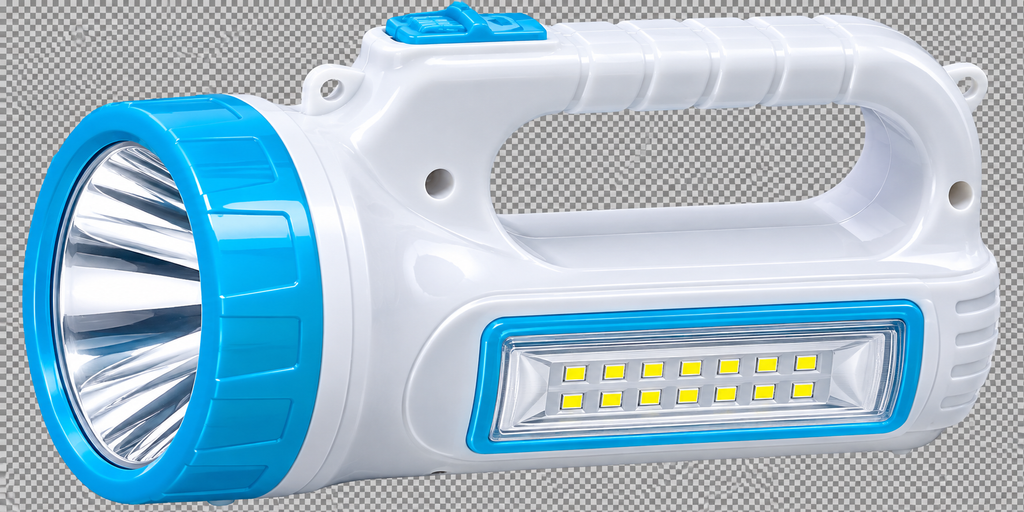 Lanternă LED Reîncărcabilă SG-1982 – 2W + 12 SMD, 1300 mAh – Cod 1982