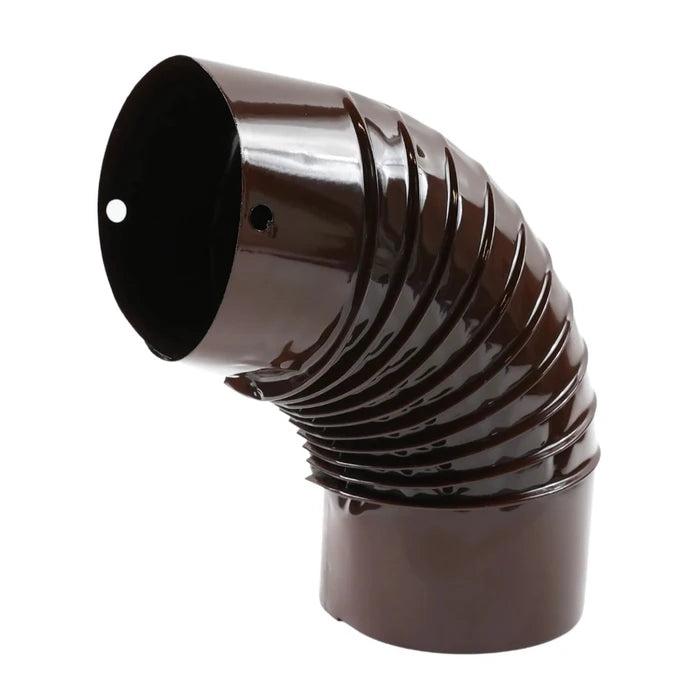 Cot Burlan 90° din Tablă Emailată pentru Sobă Ø120 mm – Material Gros