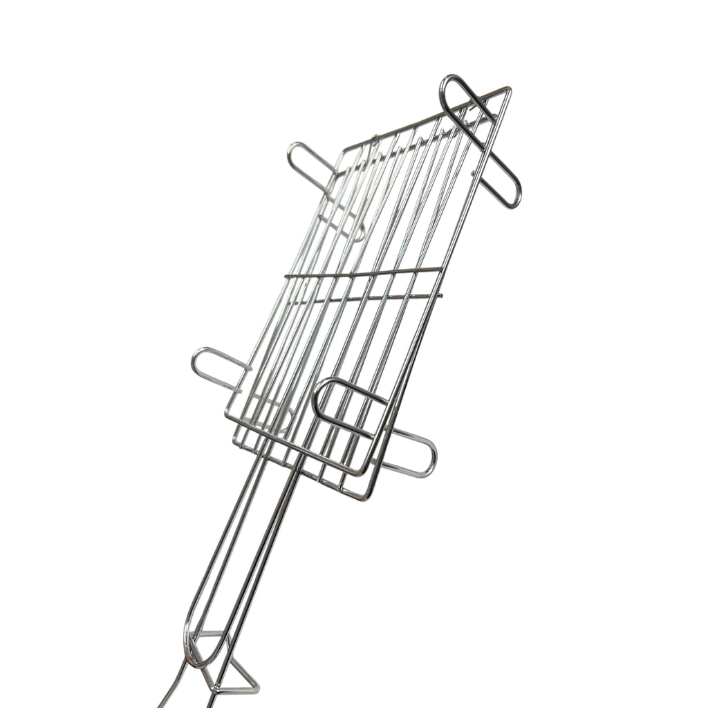Grătar Dublu pentru Carne – 20 × 15 cm, cu Mâner