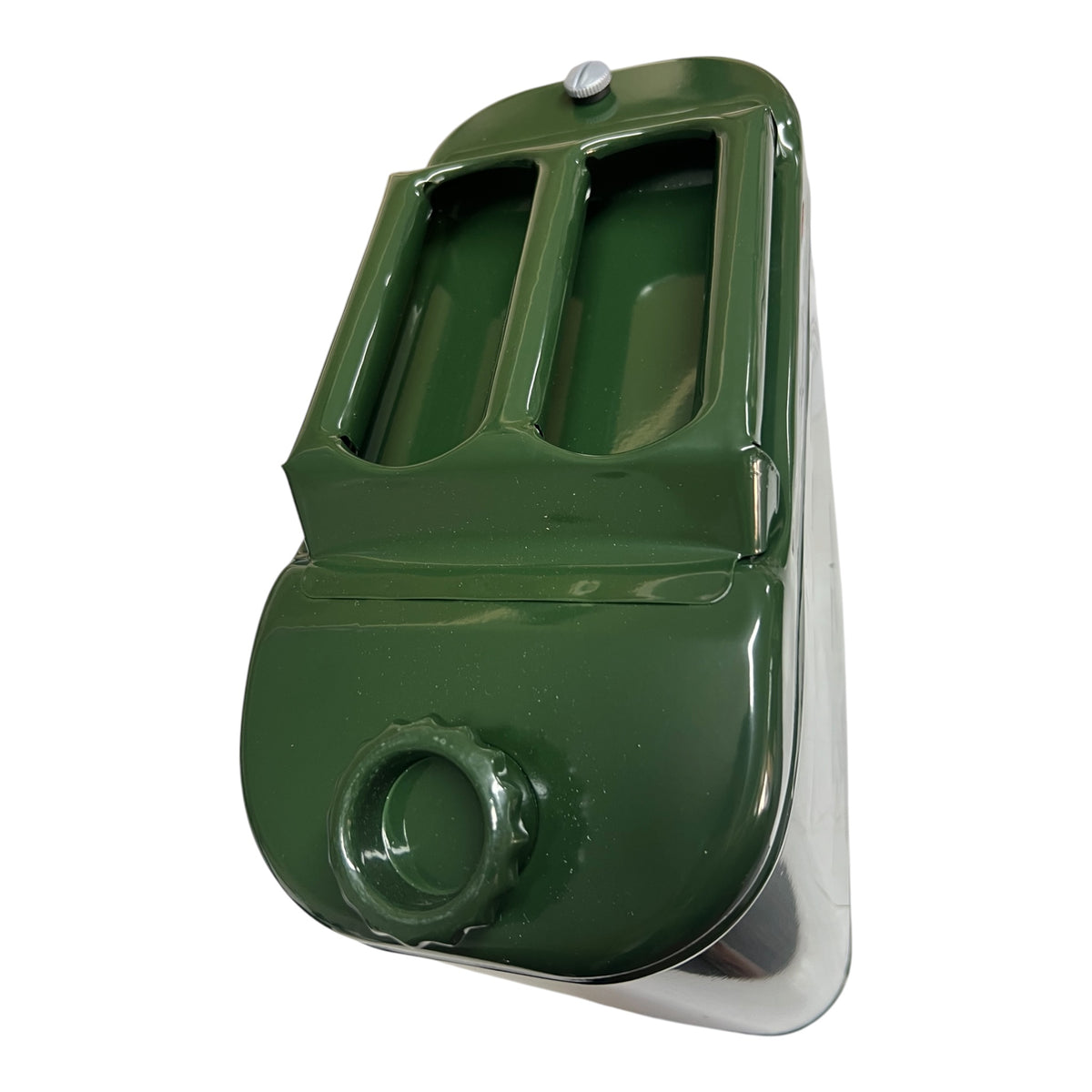 Canistră Metalică 20 Litri, Verde, cu Filet