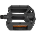 Set Pedale Late din Plastic pentru Bicicletă – Antiderapante, cu Catadioptri și Ax Metalic