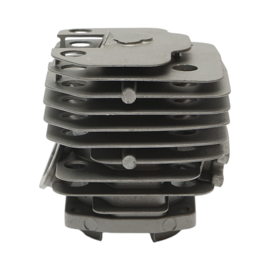Set Motor Drujbă 43 mm – Cilindru, Piston, Segmenți, Bolț și Siguranțe