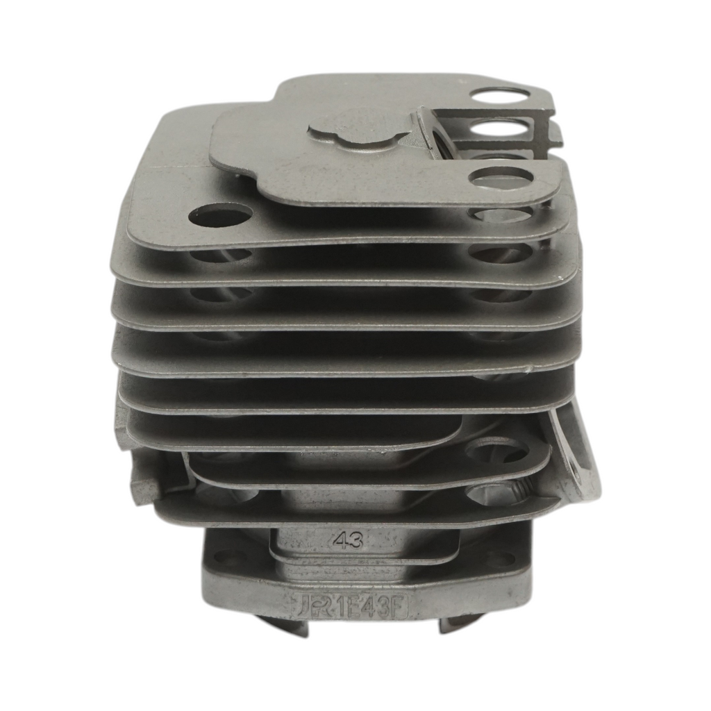 Set Motor Drujbă 43 mm – Cilindru, Piston, Segmenți, Bolț și Siguranțe