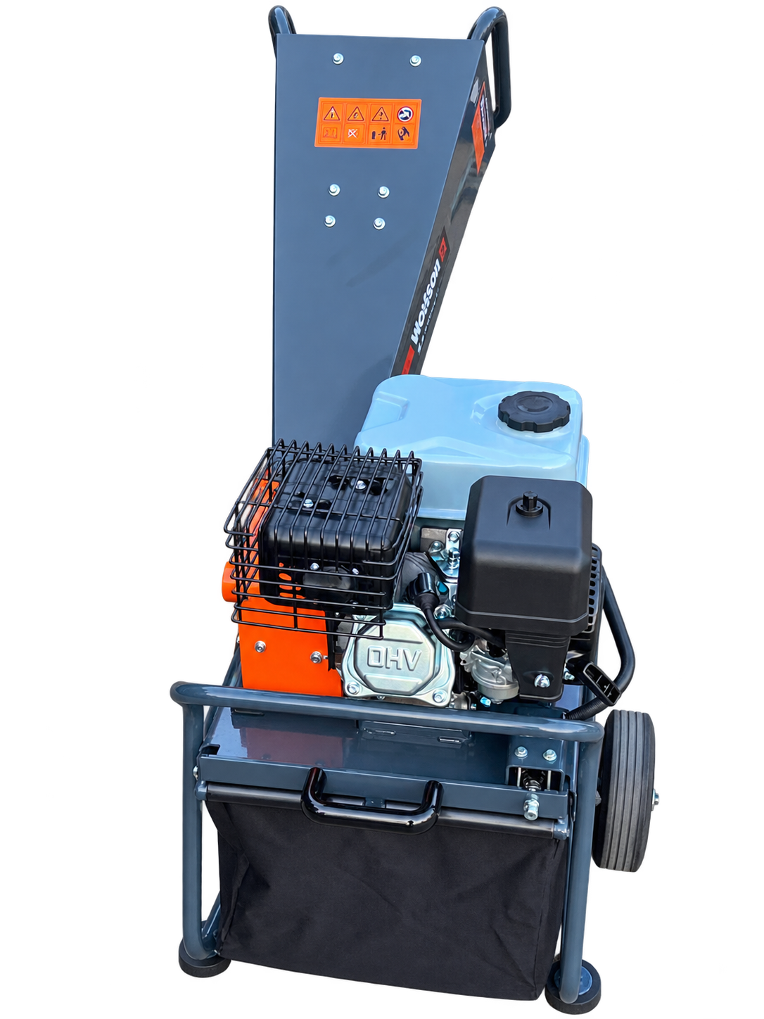 Tocător de Crengi Vertical Wolfson Imperio 8 CP, Motor 212 cm³, Diametru Maxim 50 mm, cu Sac Colector – WF50087