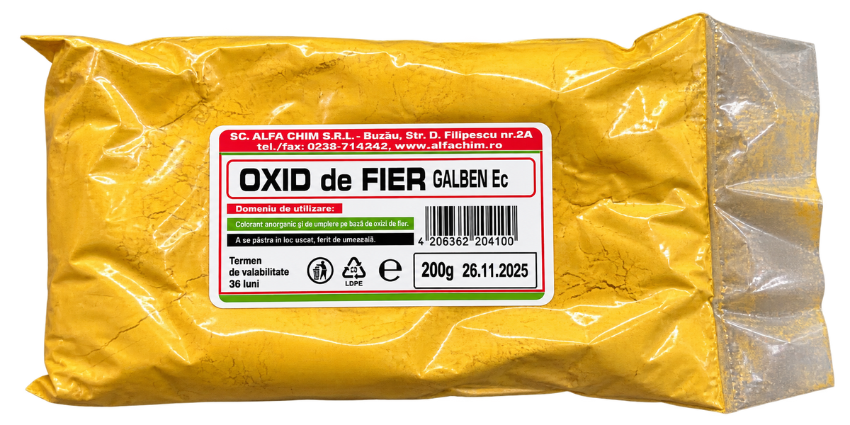 Oxid de Fier Galben EC – Pigment Anorganic, 200 g