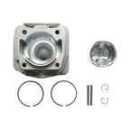 Set Motor Drujbă 43 mm – Cilindru, Piston, Segmenți, Bolț și Siguranțe