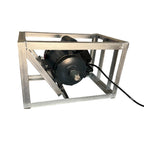 Motor Electric Monofazat 3 kW cu Cadru Metalic și Pâlnie – pentru Mașină de Tocat Carne Nr. 32