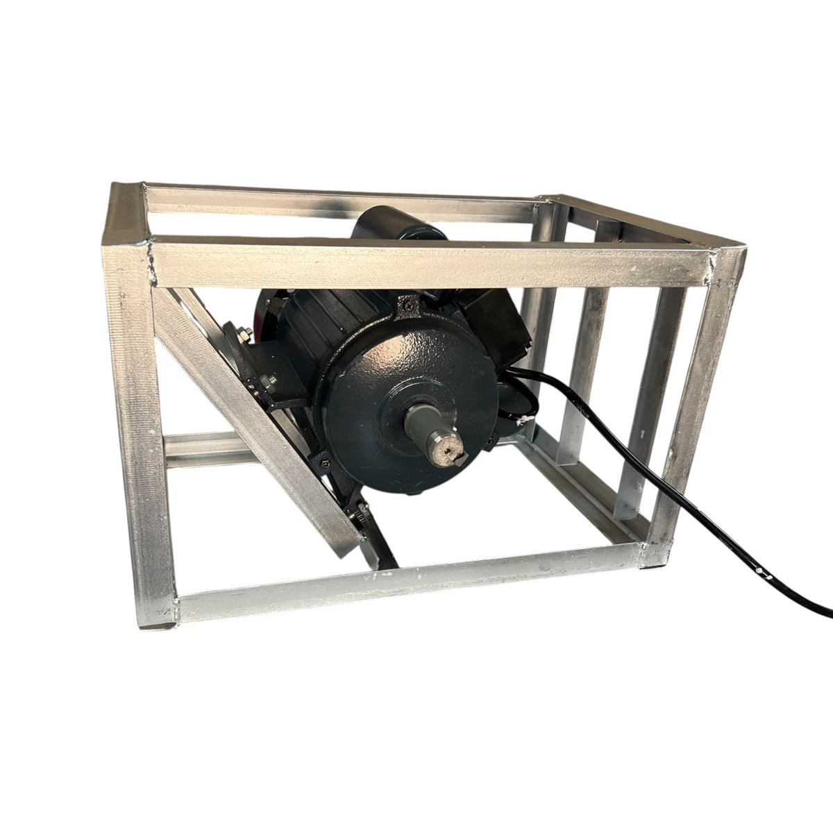 Motor Electric Monofazat 3 kW cu Cadru Metalic și Pâlnie – pentru Mașină de Tocat Carne Nr. 32