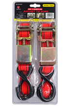Set 2 Chingi de Ancorare cu Clichet și Cârlige – 2,5 cm × 4,6 m