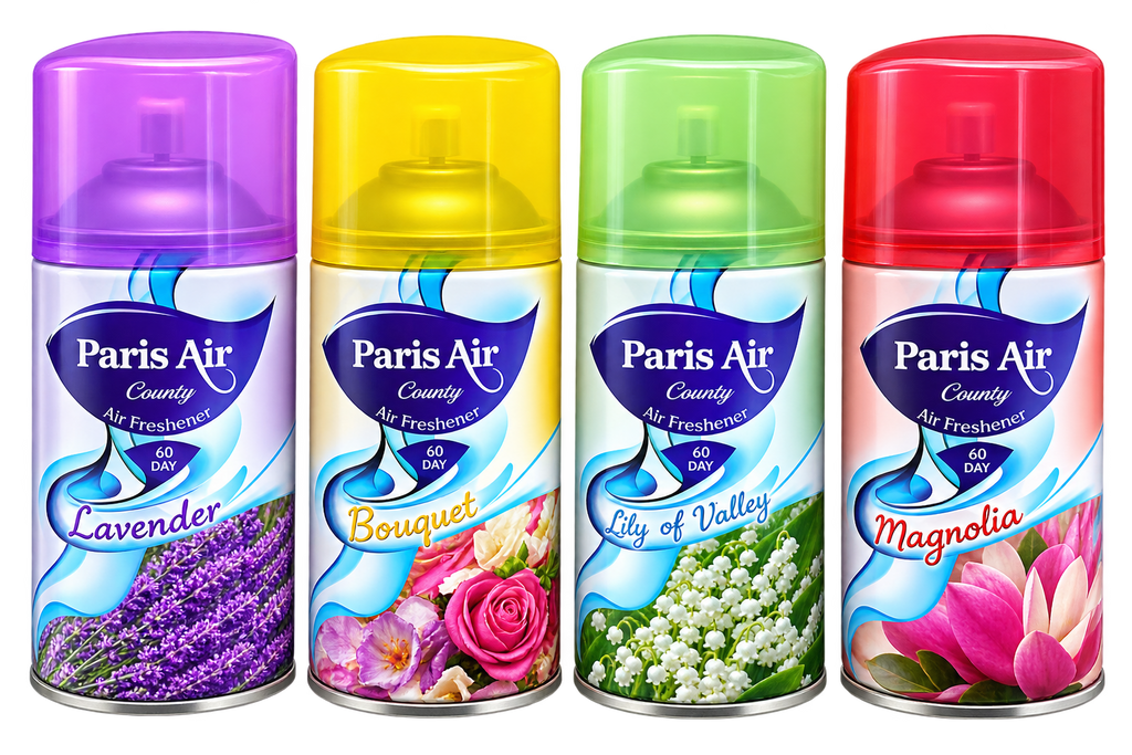 Set 12 Spray-uri Odorizante pentru Cameră, 205 ml, Parfum de Lungă Durată, Diverse Arome