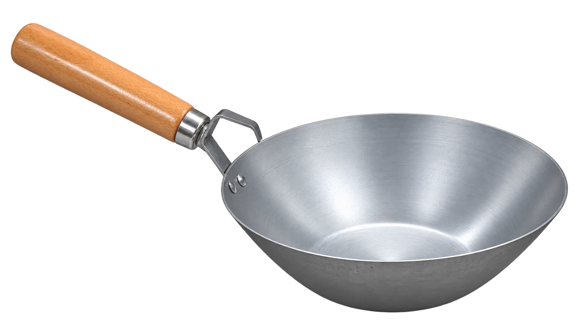 Cancioc din Aluminiu cu Mâner din Lemn