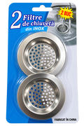 Set 2 Filtre pentru Chiuvetă din Inox – Site pentru Scurgere