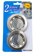 Set 2 Filtre pentru Chiuvetă din Inox – Site pentru Scurgere