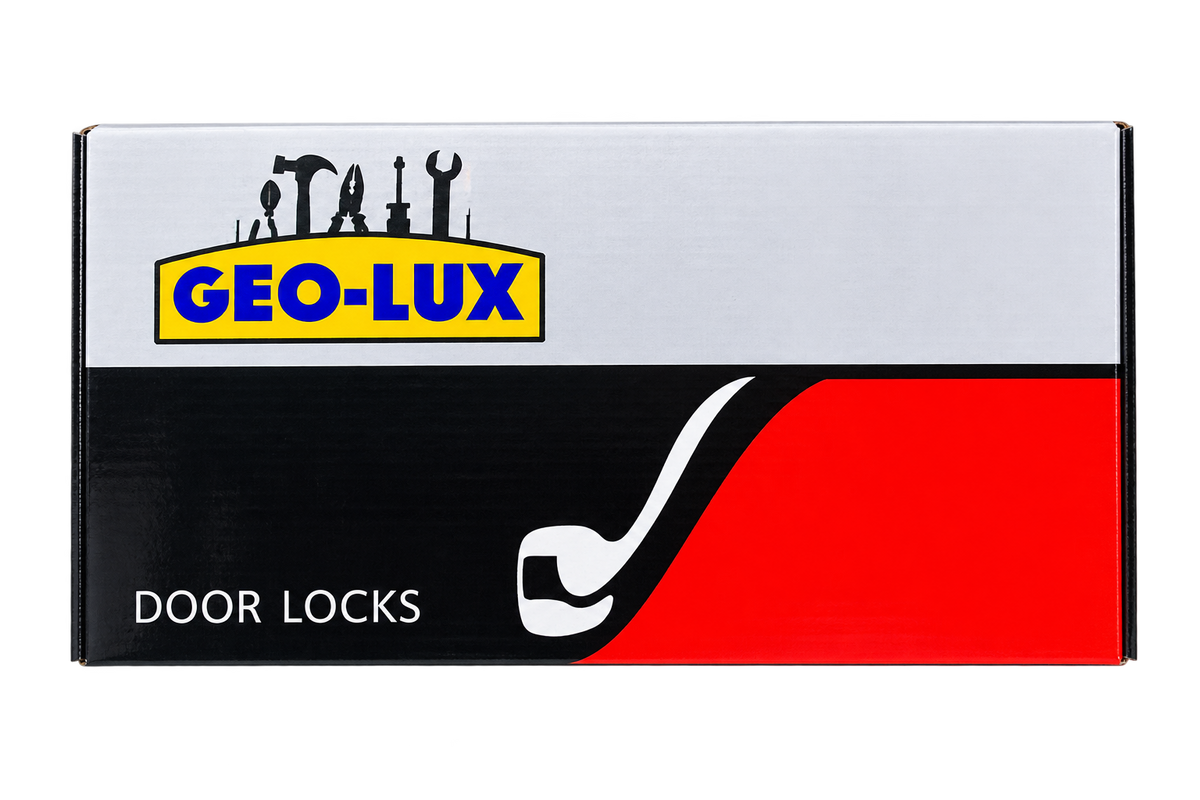 Set Broască Îngropată GEO-LUX Mare cu Clanțe și Butuc 60 mm