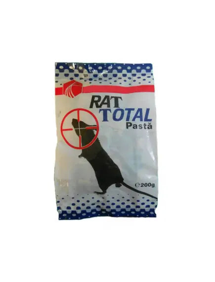 Master Rat Pasta 200 g – Momeală Raticidă sub Formă de Pastă pentru Combaterea Șobolanilor și Șoarecilor