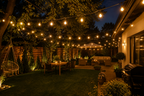 Ghirlandă Luminoasă Exterior 10 m cu 20 Becuri LED E27 Incluse – Conectabilă, IP65