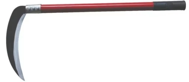 Seceră Cosor cu Mâner Fix 60 cm – Lamă Metalică Curbată, Mâner Roșu