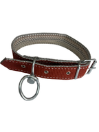 Set 10 Zgărzi Textile Late pentru Câini, 67,5 cm, Reglabile, cu Cataramă și Inel Metalic