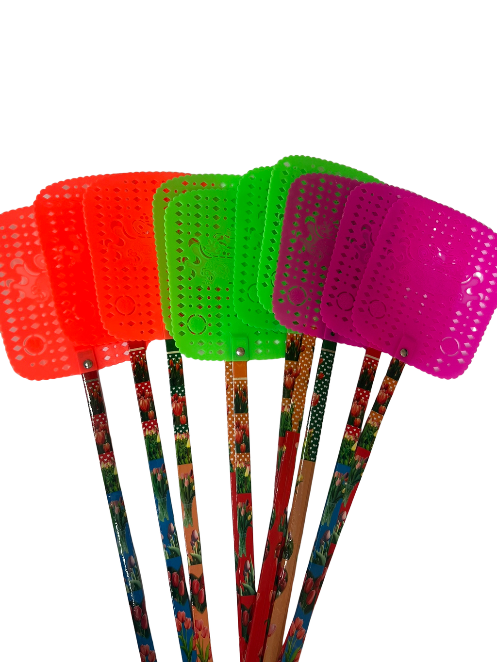 Set 10 Palete pentru Insecte cu Mâner Lung – Model Simplu, Plastic Rezistent