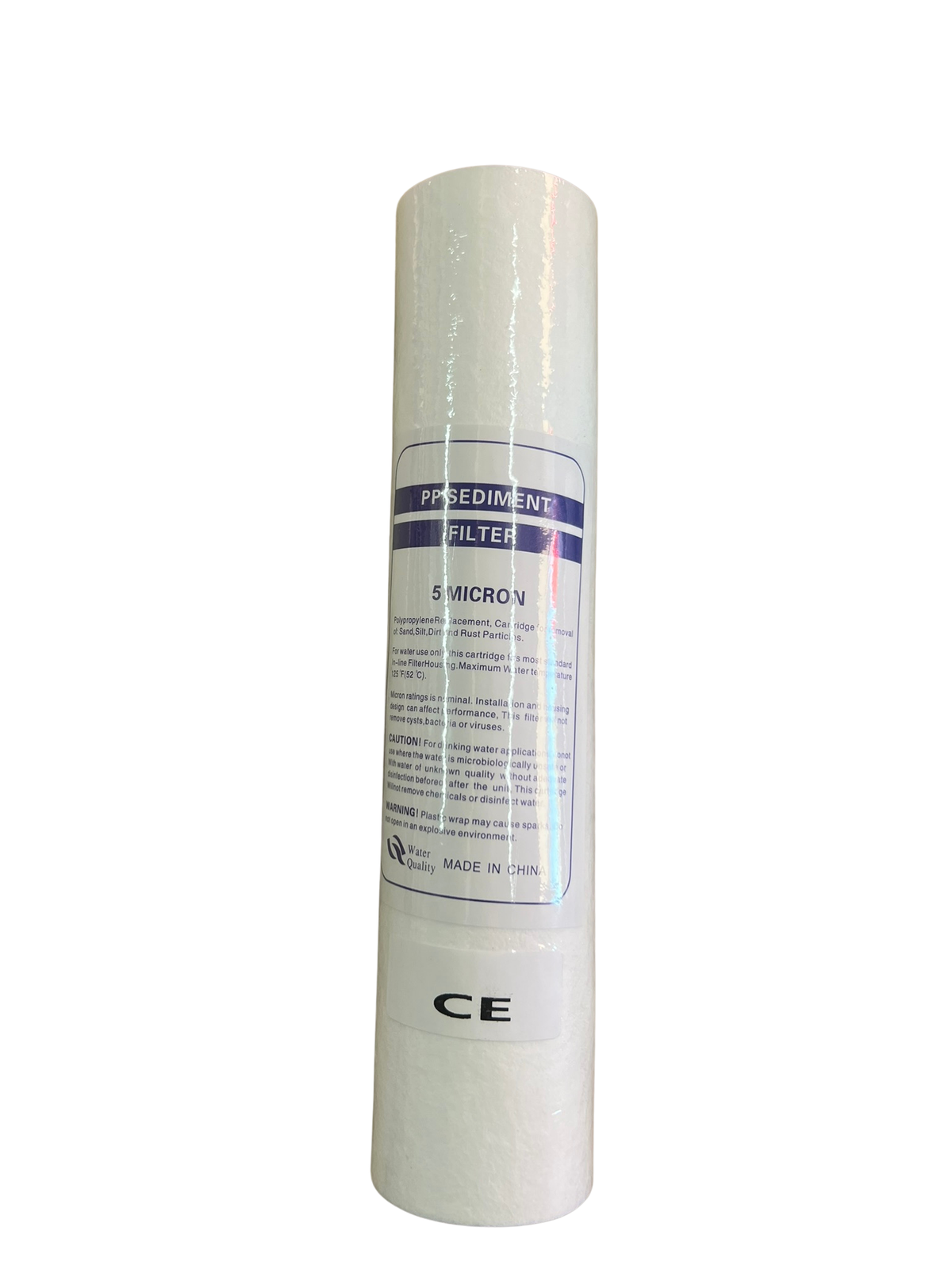 Cartuș Filtru de Apă PP Sedimente – 10", 5 Microni, Polipropilenă Extrudată