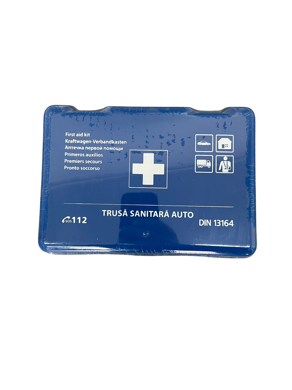 Trusă Medicală Auto Omologată DIN 13164 – Kit Prim Ajutor pentru Autoturisme