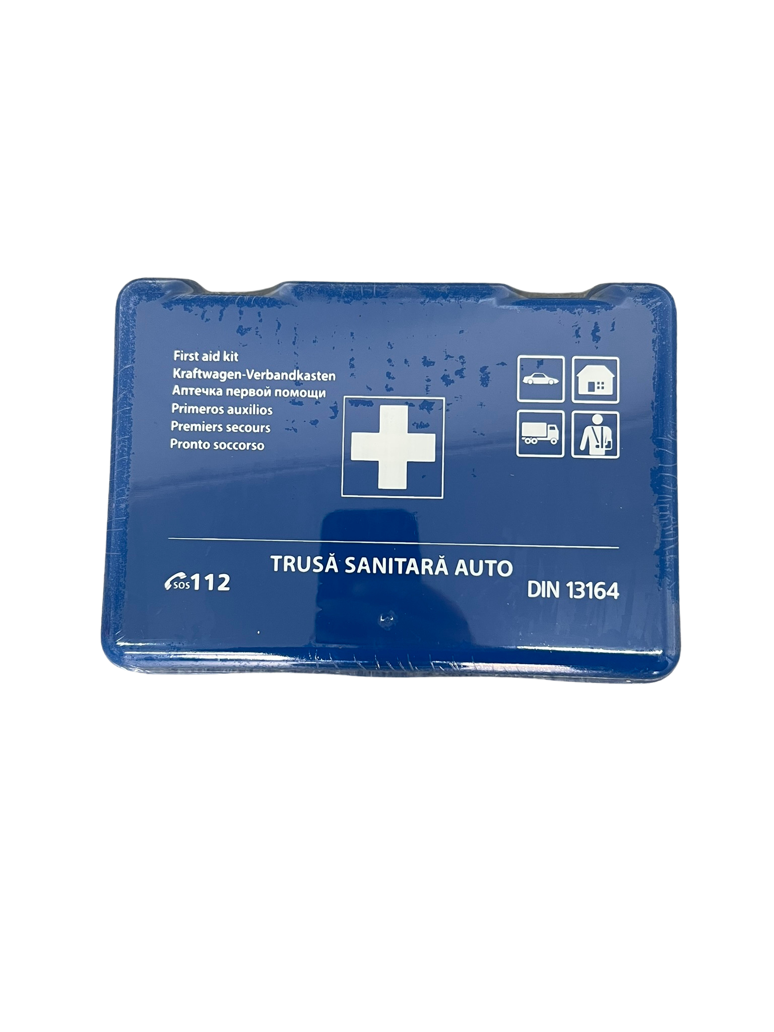 Trusă Medicală Auto Omologată DIN 13164 – Kit Prim Ajutor pentru Autoturisme