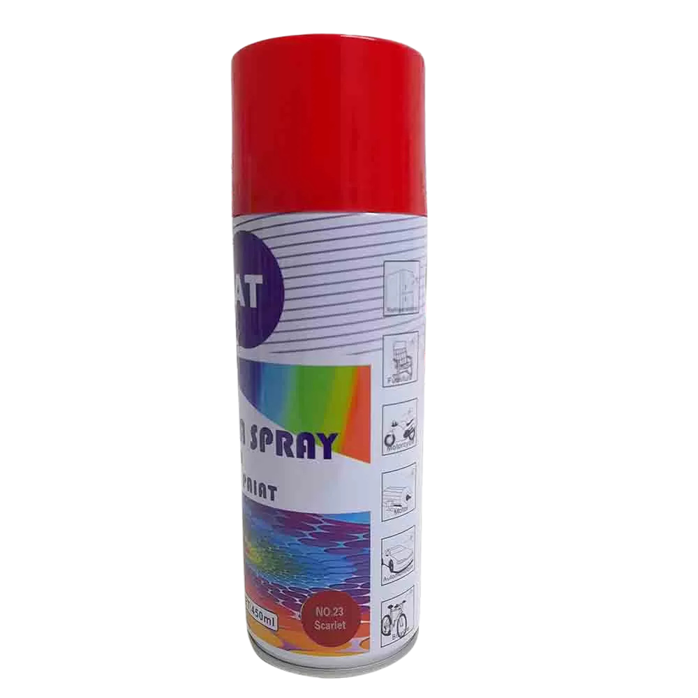 Spray Vopsea Roșu pentru Metal, Lemn și Diverse Suprafețe