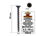 Șuruburi pentru Gips-Carton „Negrese” 4.2 × 90 mm – Pas Lemn, PH2, Taiwan, 250 Buc/Cutie