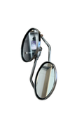 Set 2 Oglinzi Cromate pentru Bicicletă – Universale, Reglabile, Montaj pe Ghidon
