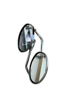 Set 2 Oglinzi Cromate pentru Bicicletă – Universale, Reglabile, Montaj pe Ghidon