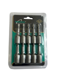 Set 10 Chei Hexagonale Magnetice 8 mm – Adaptor pentru Șurubelniță și Autofiletantă