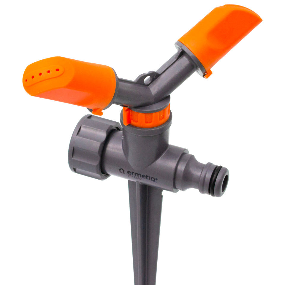 Aspersor Rotativ cu 2 Brațe ECO Ermetiq – pentru Irigarea Grădinii