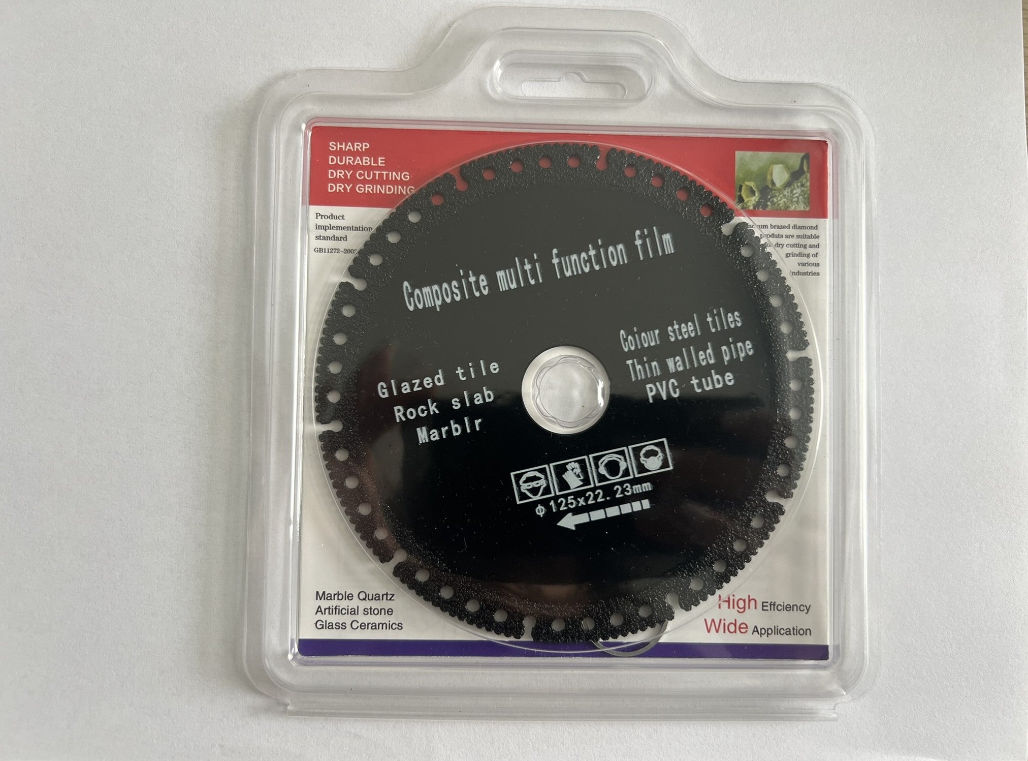 Disc Multifuncțional 125 x 22.23 mm – Tăiere Lemn, Plastic, PAL și Materiale Compozite