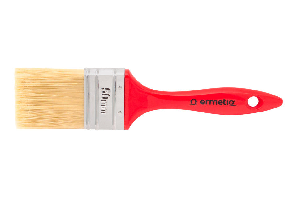 Pensulă Roșie Ermetiq 50 mm – pentru Vopsele, Lacuri și Grunduri