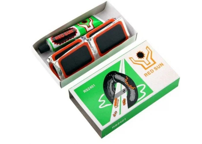 Kit Petice Bicicletă RS09 – Set pentru Repararea Camerelor de Aer