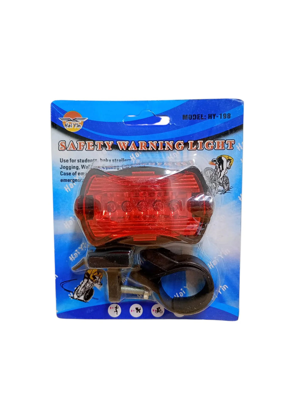 Stop Spate LED pentru Bicicletă – Lumini de Avertizare, Montaj pe Tijă Șa