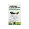 Lanternă Frontală LED cu Senzor de Mișcare – COB + XPE, USB-C, 350 Lumeni