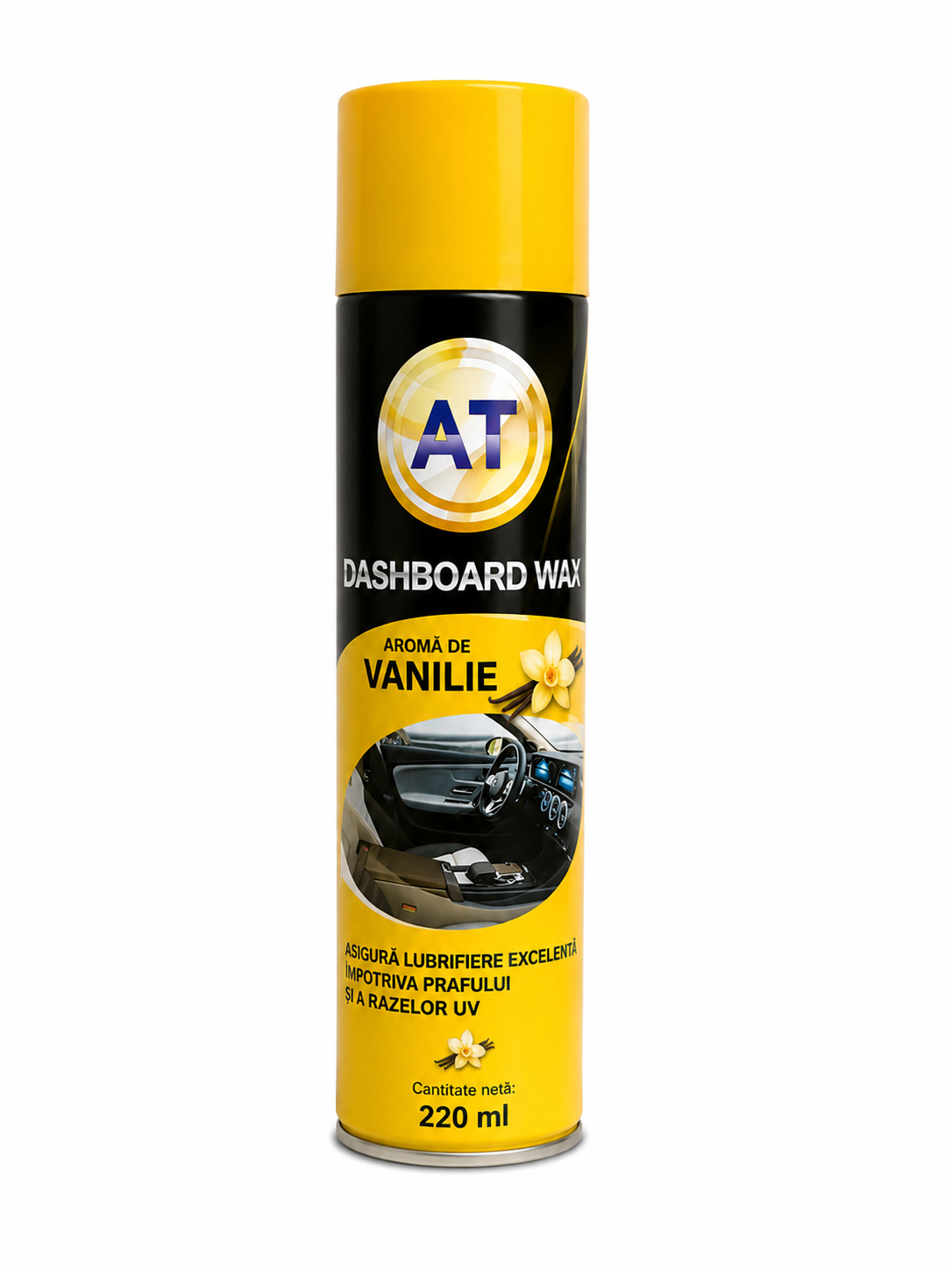 Silicon Bord Auto 220 ml – Protecție și Aspect Lucios pentru Bord și Elemente din Plastic