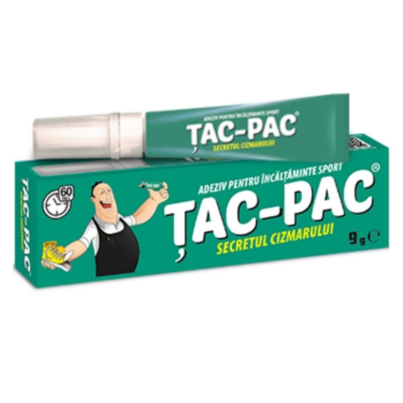 Set 6 Adezivi pentru Încălțăminte TAC-PAC 9 g – Lipire Flexibilă și Rezistentă
