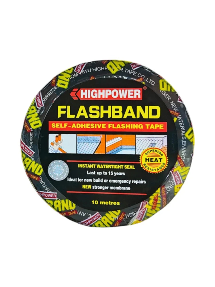ALUBAND 10 cm x 10 m – Bandă Bituminoasă cu Aluminiu pentru Etanșare și Reparații