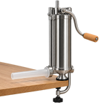 Mașină Verticală Manuală de Umplut Cârnați Vanessa – 3 kg, Inox, Prindere pe Masă