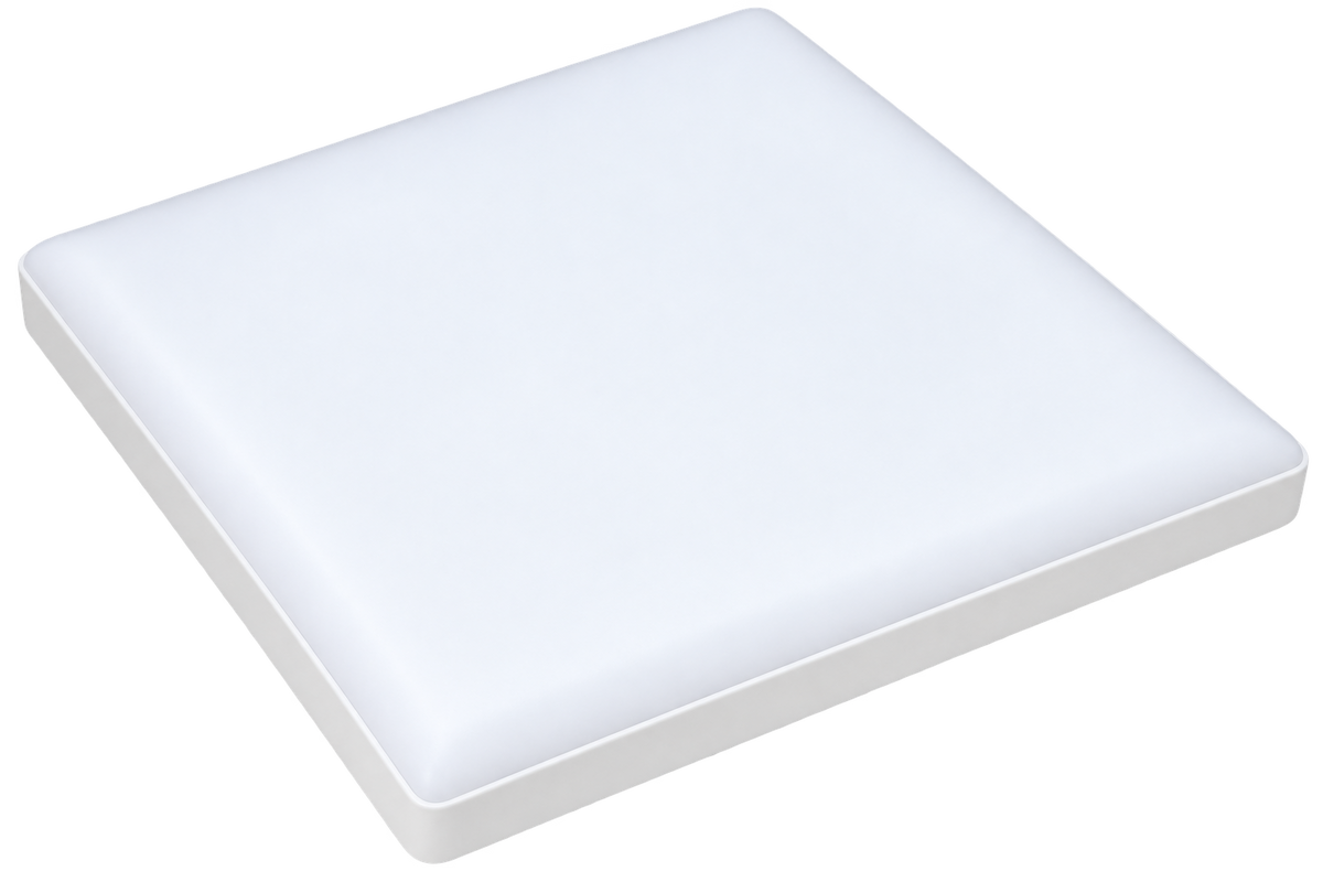 Panel LED Aplicat Milanlux 24W, Pătrat, Frameless, 6500K, cu Driver Inclus