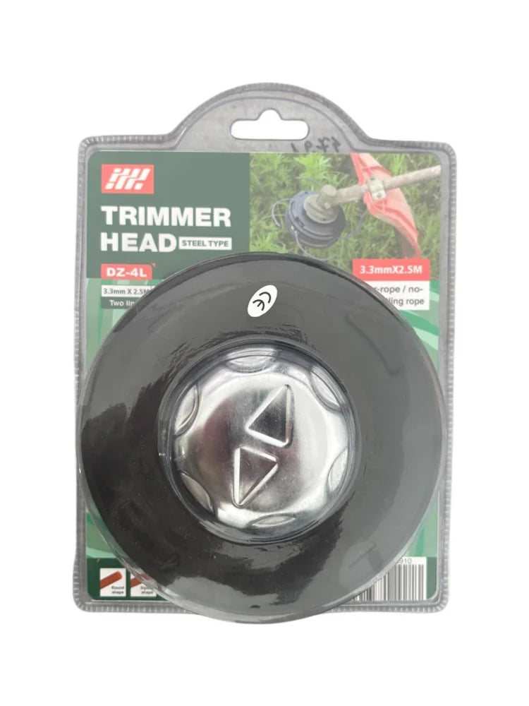 Cap tambur / mosor motocoasa premium, sistem anti-incalcire fir, Ø15cm, buton aluminiu, filet M10 * 1.25mm, 550gr