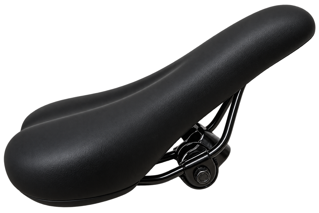 Șa Bicicletă Neagră Confort – Cod 3940, Sistem de Prindere Inclus
