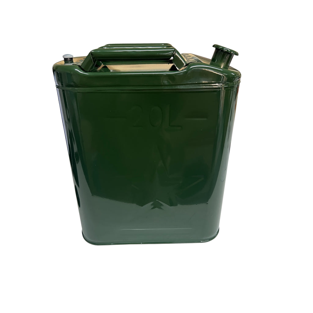 Canistră Metalică 20 Litri, Verde, cu Filet