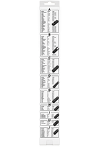 Ștergător Auto GMAX 18” / 450 mm – Lamă Parbriz cu 10 Adaptoare